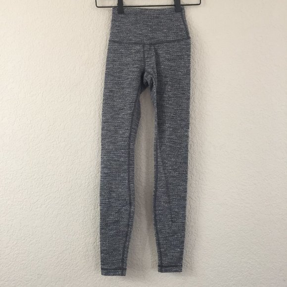 Lululemon Athletica Gray Herringbone Leggings - Picture 3 of 9